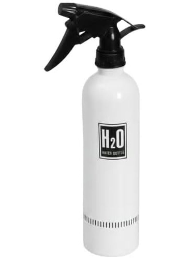 زجاجة رذاذ ماء ناعمة سعة 500 مل - بخاخ ماء فارغ متعدد الأغراض للشعر المجعد، وتصفيف الشعر، والاستخدام في الصالونات ومحلات الحلاقة، والعناية بالنباتات، والتنظيف اليومي - أبيض - Image 1